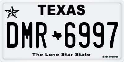 TX license plate DMR6997