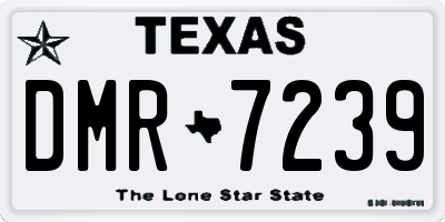 TX license plate DMR7239
