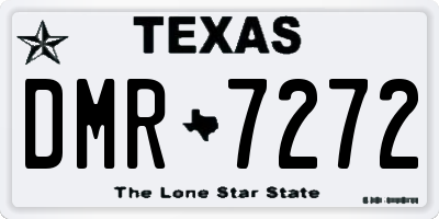 TX license plate DMR7272