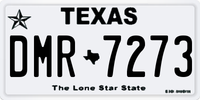 TX license plate DMR7273