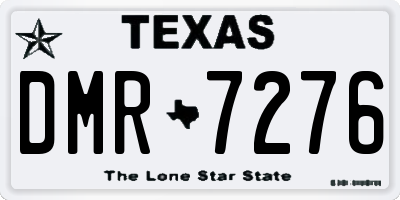 TX license plate DMR7276