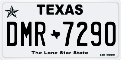 TX license plate DMR7290