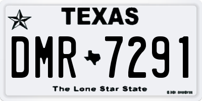 TX license plate DMR7291