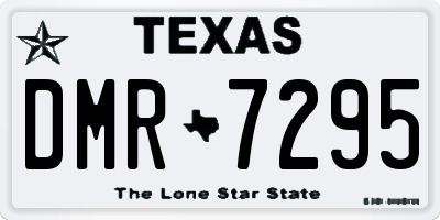 TX license plate DMR7295