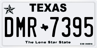 TX license plate DMR7395