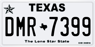 TX license plate DMR7399