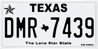 TX license plate DMR7439
