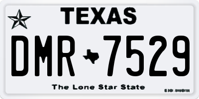 TX license plate DMR7529