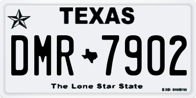 TX license plate DMR7902