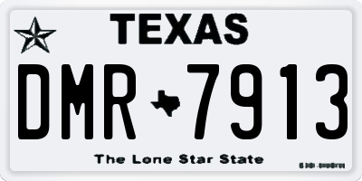 TX license plate DMR7913