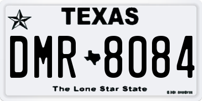 TX license plate DMR8084