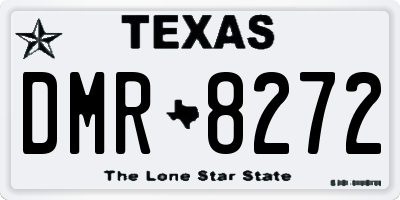 TX license plate DMR8272