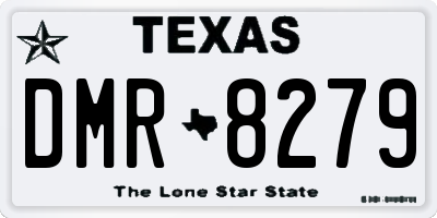 TX license plate DMR8279