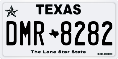 TX license plate DMR8282