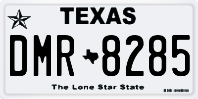TX license plate DMR8285