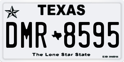 TX license plate DMR8595
