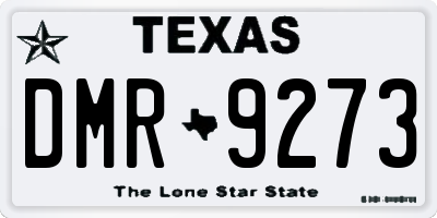 TX license plate DMR9273
