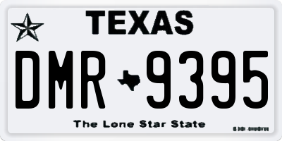 TX license plate DMR9395