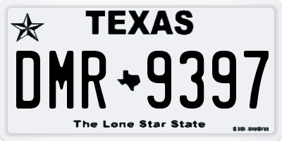 TX license plate DMR9397