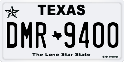 TX license plate DMR9400