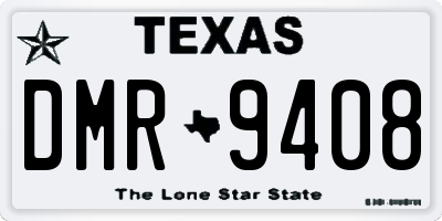 TX license plate DMR9408