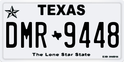 TX license plate DMR9448