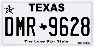 TX license plate DMR9628