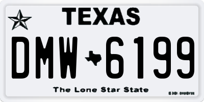 TX license plate DMW6199