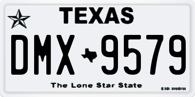 TX license plate DMX9579