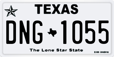 TX license plate DNG1055