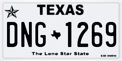 TX license plate DNG1269