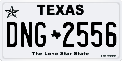 TX license plate DNG2556