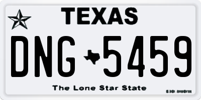 TX license plate DNG5459