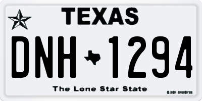 TX license plate DNH1294