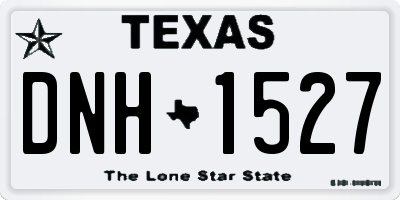 TX license plate DNH1527