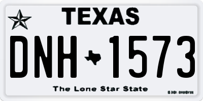 TX license plate DNH1573