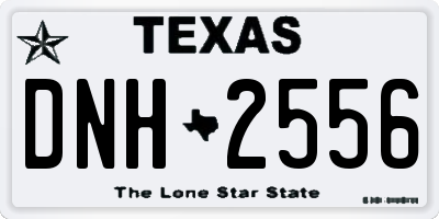 TX license plate DNH2556