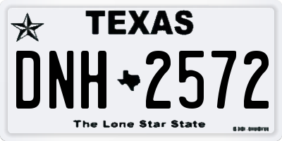 TX license plate DNH2572