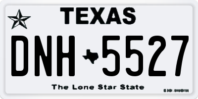 TX license plate DNH5527