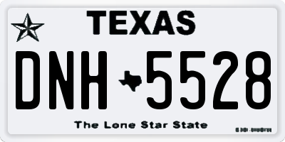 TX license plate DNH5528