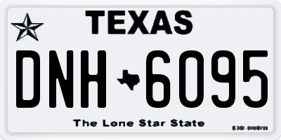 TX license plate DNH6095