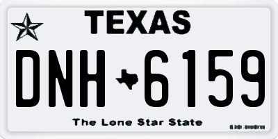 TX license plate DNH6159