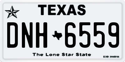 TX license plate DNH6559