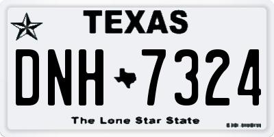 TX license plate DNH7324