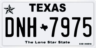 TX license plate DNH7975
