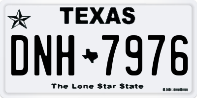TX license plate DNH7976