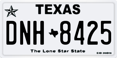 TX license plate DNH8425