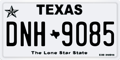 TX license plate DNH9085