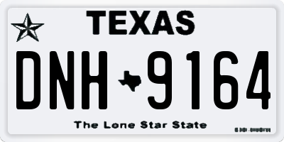 TX license plate DNH9164