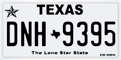 TX license plate DNH9395